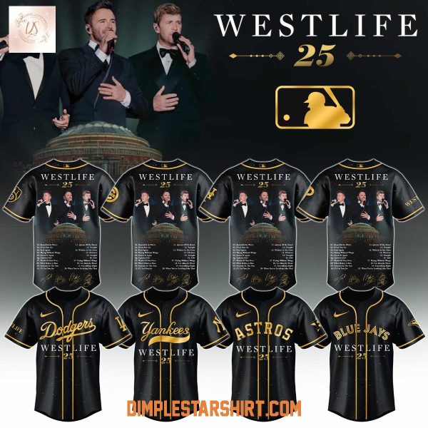 All Team MLB x Westlife 25th Anniversary 2025 Jersey