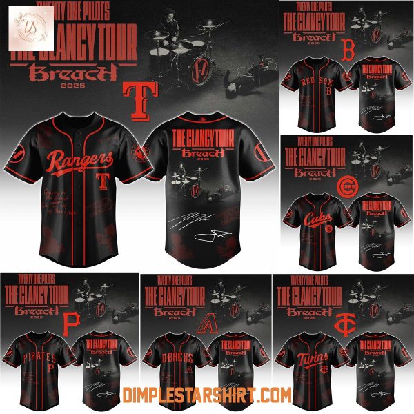 All Teams MLB x Twenty One Pilots The Clancy Tour 2025 Jersey