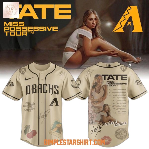 Arizona Diamondbacks x Tate McRae Miss Possessive Tour 2025 Jersey