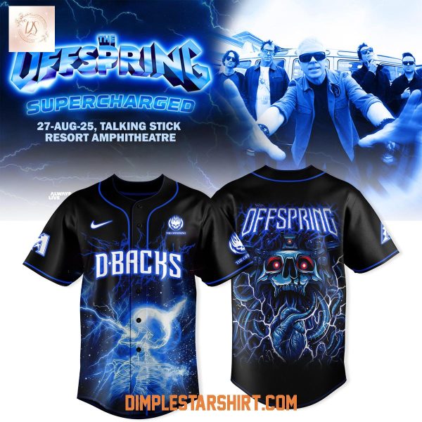 Arizona Diamondbacks x The Offspring Supercharged Worldwide In ’25 Jersey