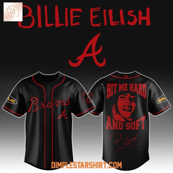 Atlanta Braves x Billie Eilish Hit Me Hard And Soft Jersey