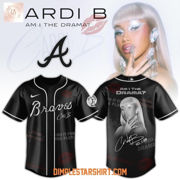 Atlanta Braves x Cardi B Am I The Drama 2025 Jersey