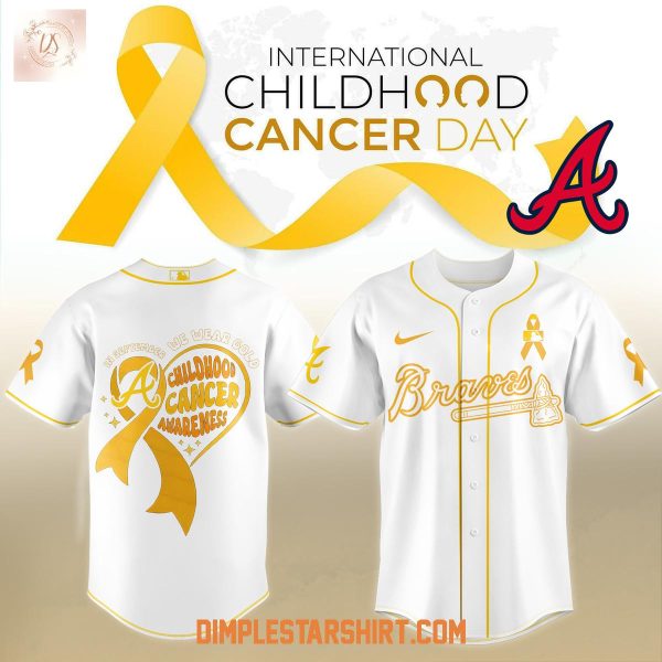 Atlanta Braves x Chilhood Cancer Day 2025 Jersey