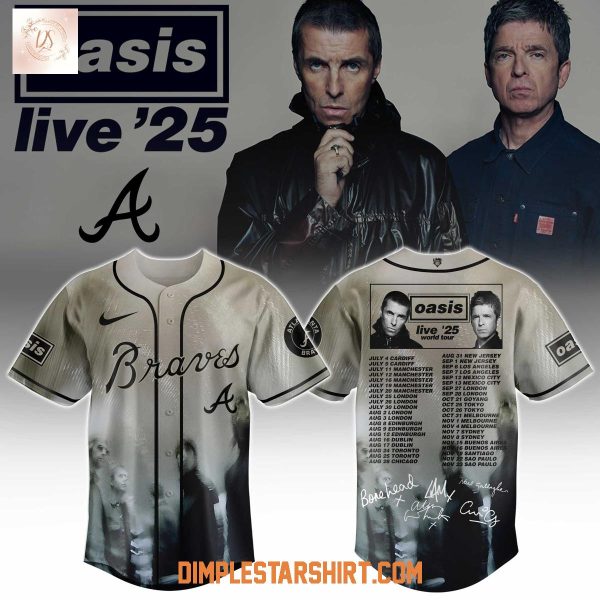 Atlanta Braves x Oasis Live ’25 World Tour Jersey