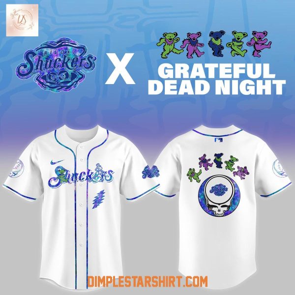 Biloxi Shuckers Grateful Dead Night 2025 Jersey