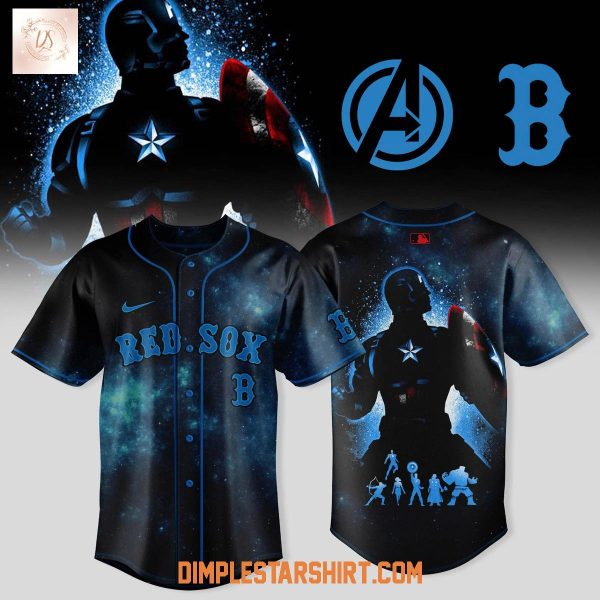 Boston Red Sox Captain America Shield 2025 Jersey