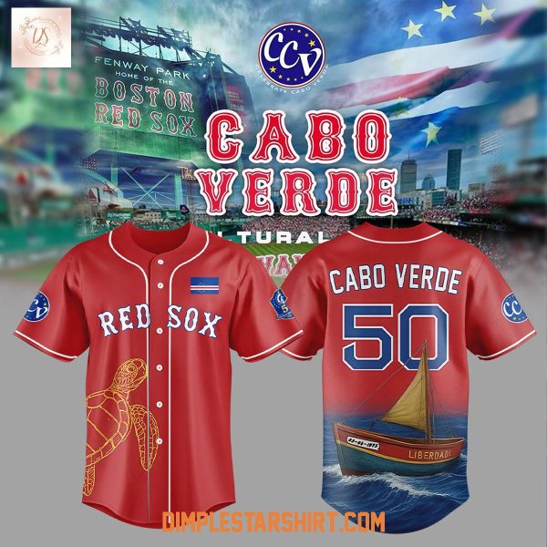 Boston Red Sox Celebration Cabo Verdean 2025 Jersey