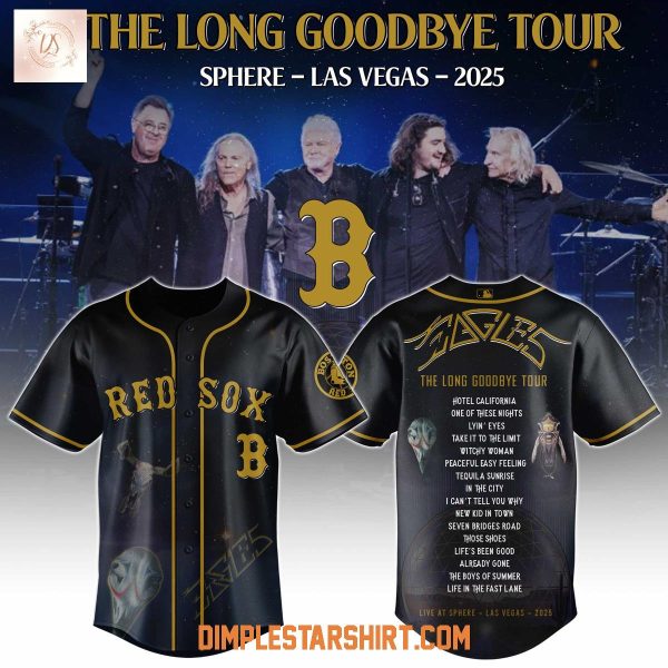 Boston Red Sox x Eagles The Long Goodbye Tour 2025 Jersey