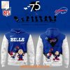 Detroit Lions 75th Anniversary Of Peanuts Hoodie Shirt