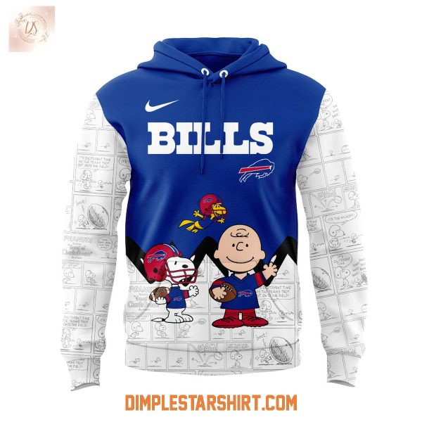 Buffalo Bills 75th Anniversary Of Peanuts Hoodie Shirt