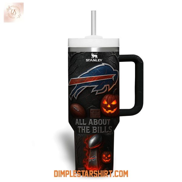 Buffalo Bills Mafia Halloween Stanley Tumber 40oz