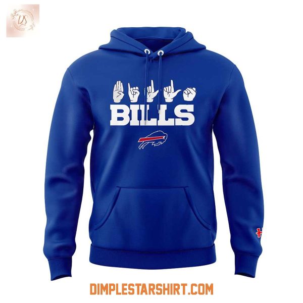 Buffalo Bills x NFL ASL Love Sign Hoodie Shirt