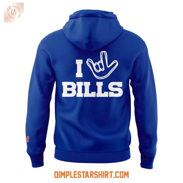 Buffalo Bills x NFL ASL Love Sign Hoodie Shirt