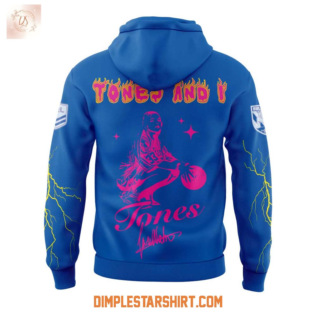 Canterbury-Bankstown Bulldogs Tones And I Beautifully Ordinary Tour 2025 Hoodie Shirt Canterbury-Bankstown Bulldogs Tones And I Beautifully Ordinary Tour 2025 Hoodie Shirt