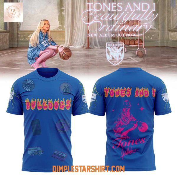 Canterbury-Bankstown Bulldogs Tones And I Beautifully Ordinary Tour 2025 Hoodie Shirt
