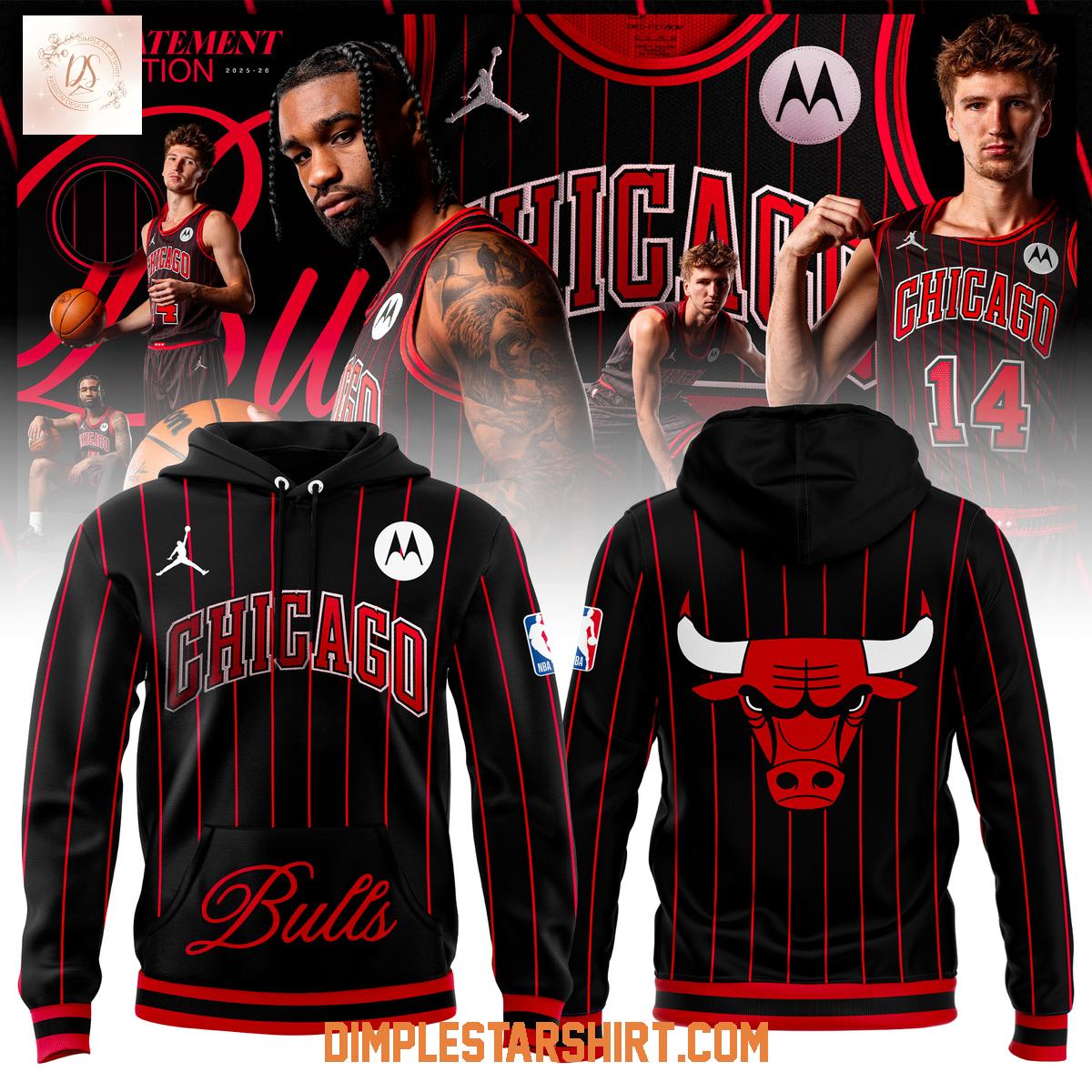 Chicago Bulls 2025-2026 New Uniform Hoodie Chicago Bulls 2025-2026 New Uniform Hoodie
