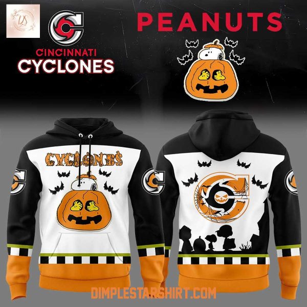 Cincinnati Cyclones x Peanuts Halloween Hoodie Shirt