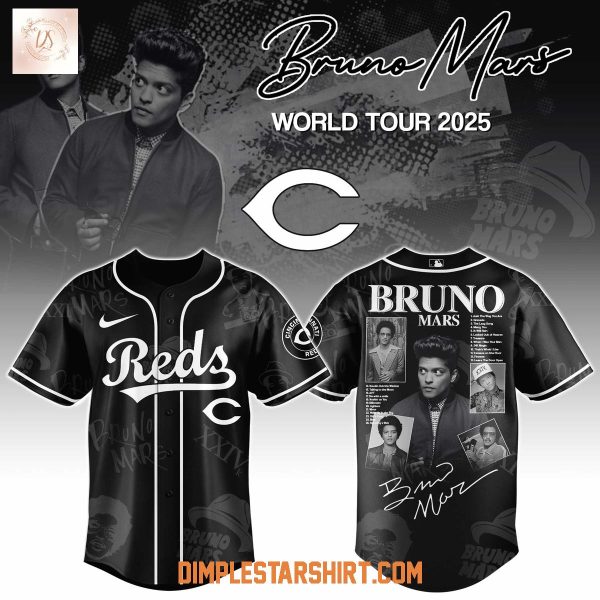 Cincinnati Reds x Bruno Mars At Park MGM 2025 Jersey
