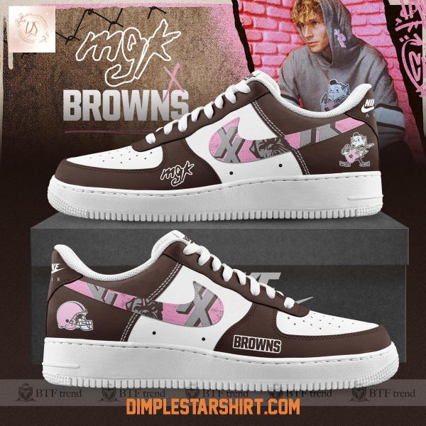 Cleveland Browns x Machine Gun Kelly Air Force 1 Shoes