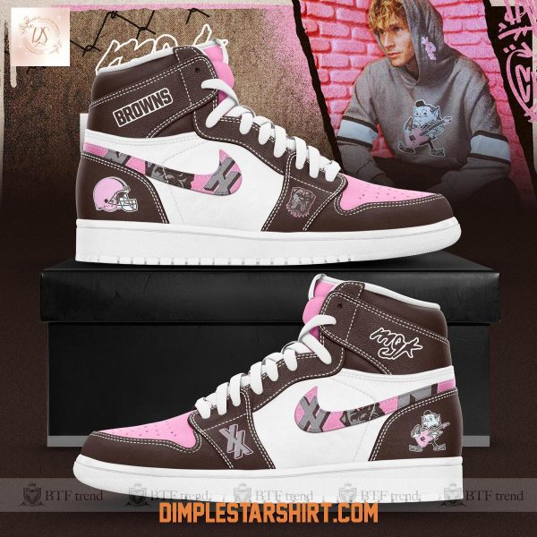 Cleveland Browns x Machine Gun Kelly Air Jordan 1 Shoes