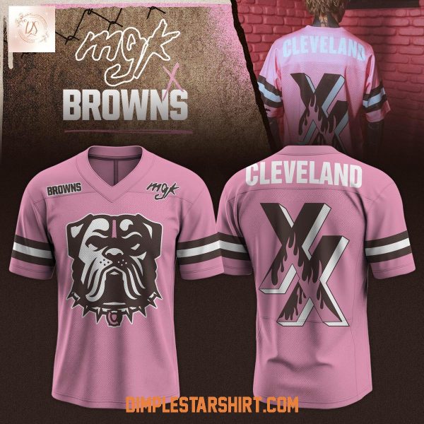 Cleveland Browns x Machine Gun Kelly Pink Football Jersey