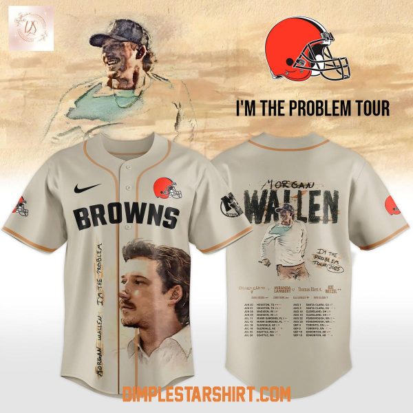 Cleveland Browns x Morgan Wallen I’m The Problem Tour 2025 Jersey