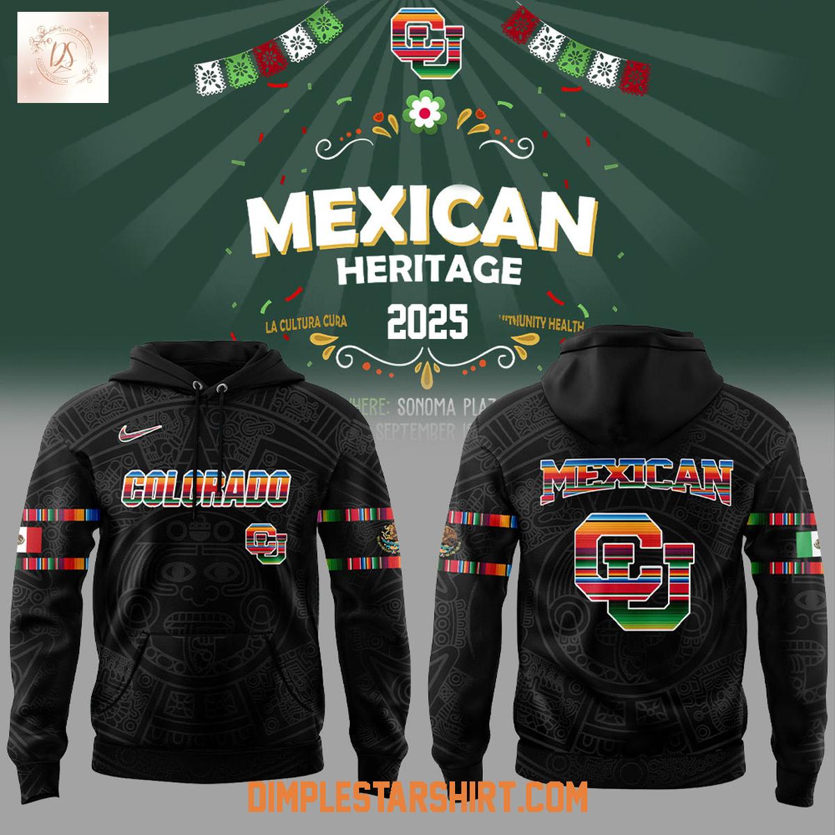Colorado Buffaloes Mexican Heritage Night 2025 Hoodie Shirt Colorado Buffaloes Mexican Heritage Night 2025 Hoodie Shirt