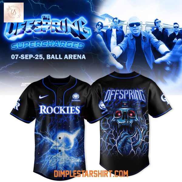 Colorado Rockies x The Offspring Supercharged Worldwide In ’25 Jersey