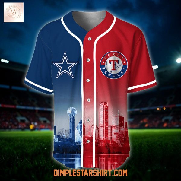 Dallas Cowboys x Texas Rangers Custom Jersey