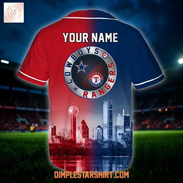Dallas Cowboys x Texas Rangers Custom Jersey