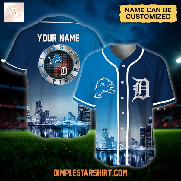 Detroit Lions x Detroit Tigers Custom Jersey