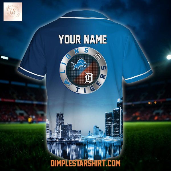 Detroit Lions x Detroit Tigers Custom Jersey