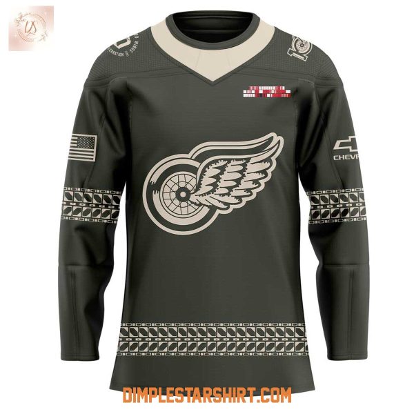 Detroit Red Wings Military Appreciation 2025 Hockey Jersey