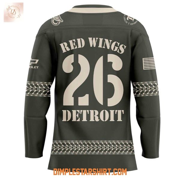 Detroit Red Wings Military Appreciation 2025 Hockey Jersey