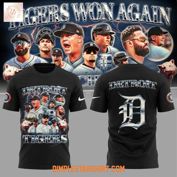 Detroit Tigers 2026 Fight Schedule Tigers Won Again Hoodie Shirt