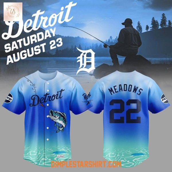 Detroit Tigers Parker Meadows 2025 Jersey