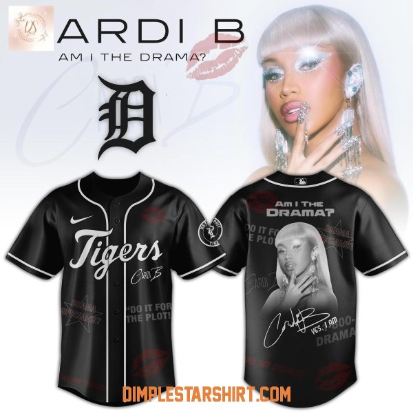 Detroit Tigers x Cardi B Am I The Drama 2025 Jersey