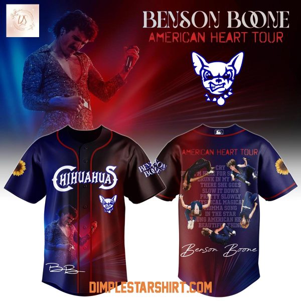 El Paso Chihuahuas x Benson Boone American Heart Tour 2025 Jersey