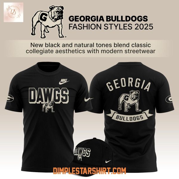 Georgia Bulldogs Fashion Style 2025 Black Hoodie Shirt
