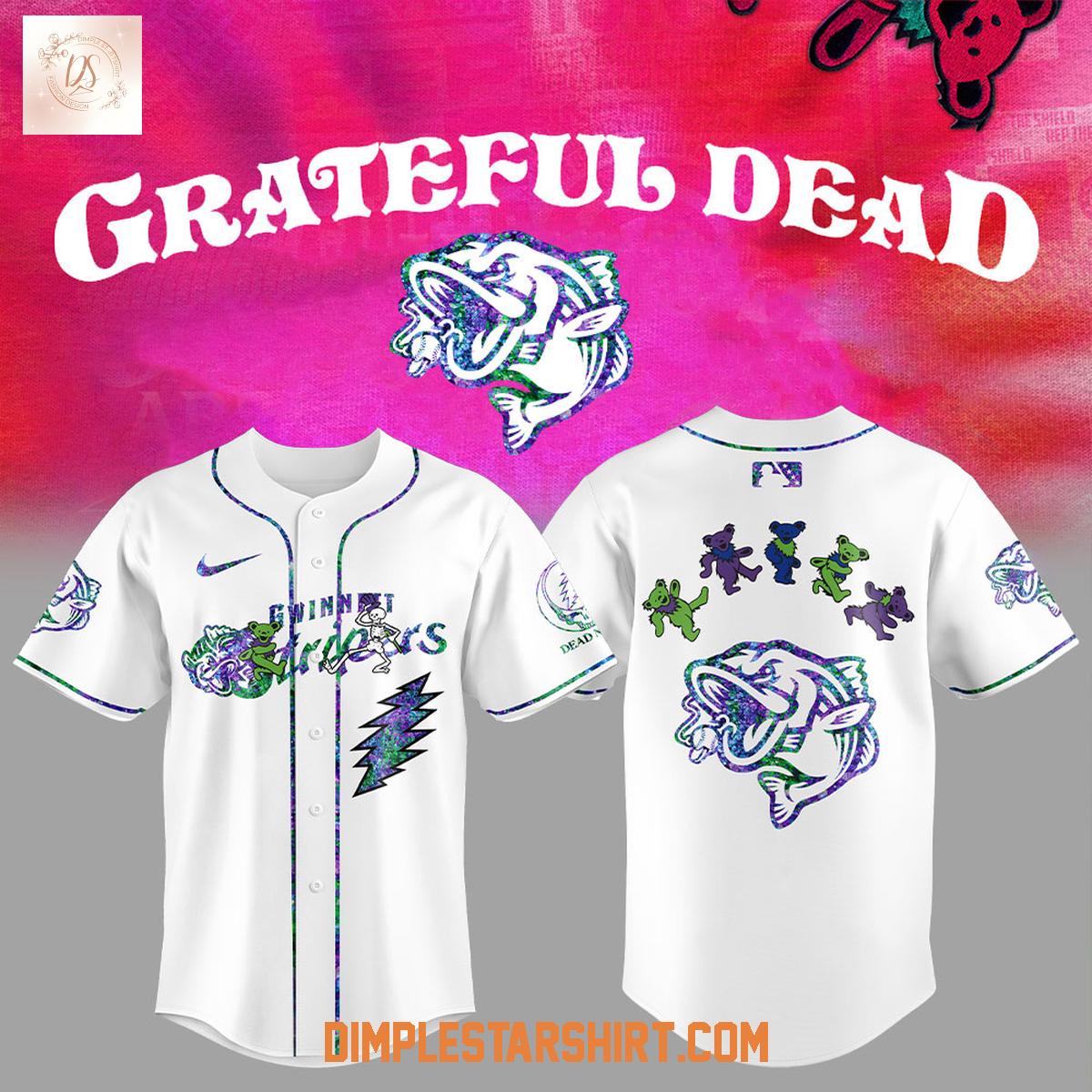 Gwinnett Stripers Grateful Dead Night 2025 Jersey Gwinnett Stripers Grateful Dead Night 2025 Jersey