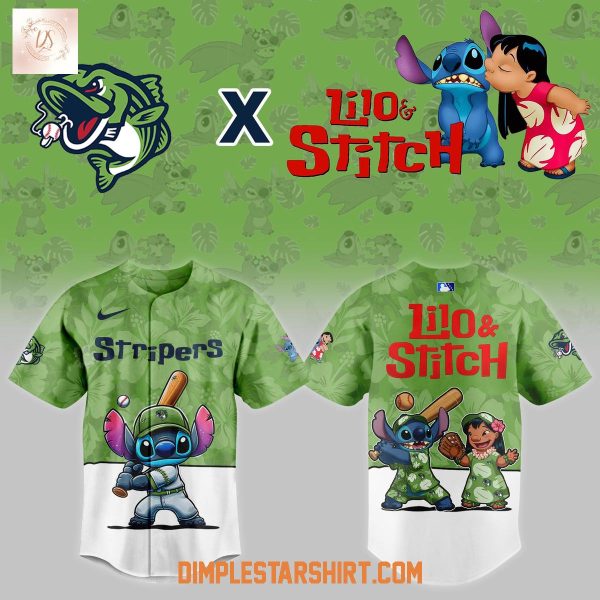 Gwinnett Stripers x Lilo Stitch 2025 Jersey