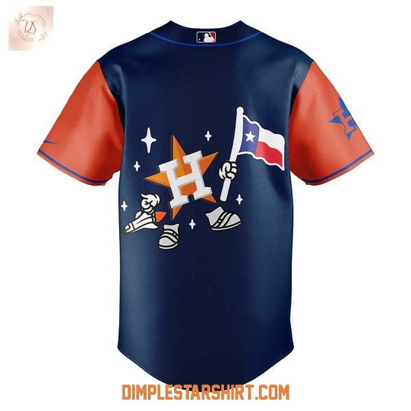 Houston Astros Let’s Cartoon MLB Logo 2025 Jersey