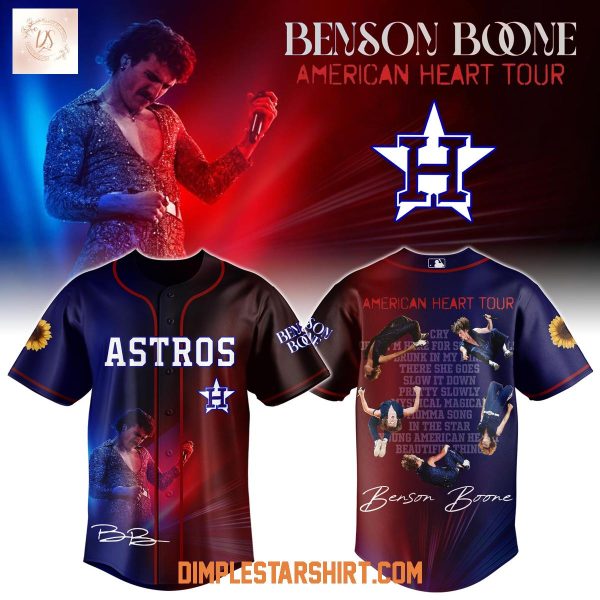 Houston Astros x Benson Boone American Heart Tour 2025 Jersey