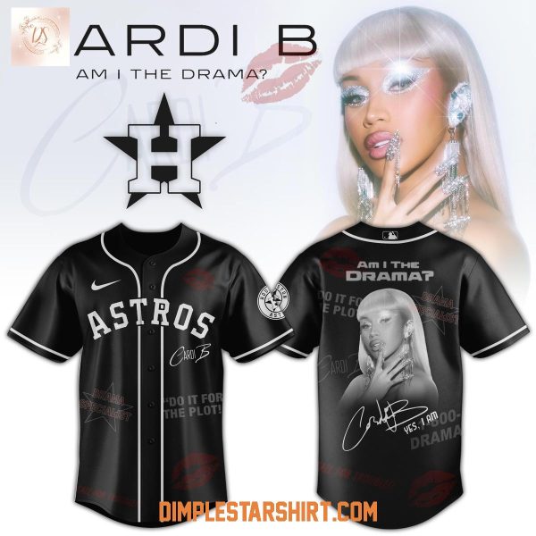 Houston Astros x Cardi B Am I The Drama 2025 Jersey