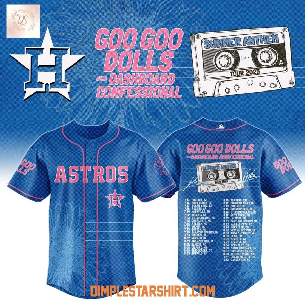 Houston Astros x Goo Goo Dolls Summer Anthem Tour 2025 Jersey