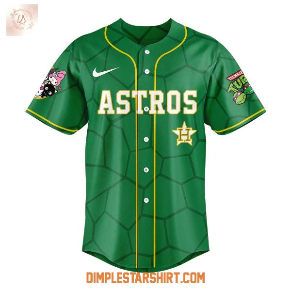 Houston Astros x Ninja Turtle And Helloo Kitty Friends 2025 Jersey