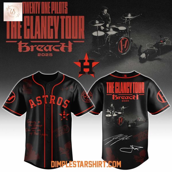 Houston Astros x Twenty One Pilots The Clancy World Tour 2025 Jersey