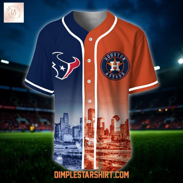 Houston Texans x Houston Astros Custom Jersey