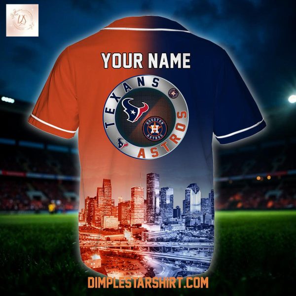 Houston Texans x Houston Astros Custom Jersey