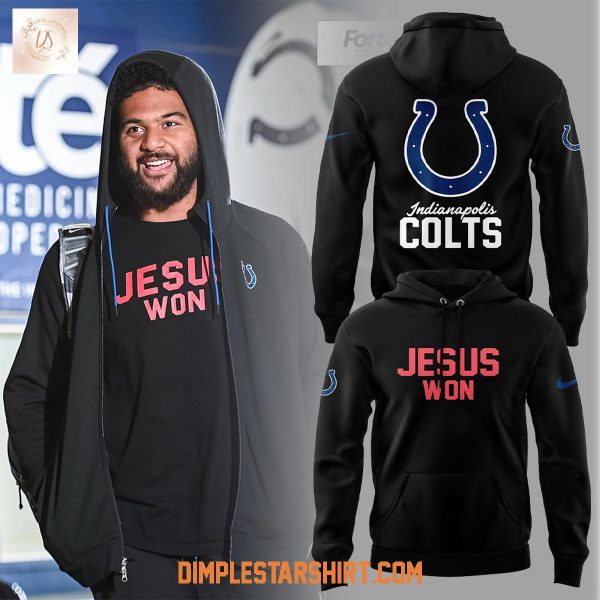 Indianapolis Colts Jesus Won Hoodie Shirt